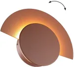 Sieninis &scaron;viestuvas 10W LED sieninis fasado &scaron;viestuvas SUNRISE, rūdžių sp., 3000K, IP54, 4352901