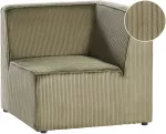 Sofa Beliani Kampinis modulis LEMVIG De&scaron;ininis Žalias velveto