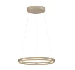 53W LED pakabinamas &scaron;viestuvas E-LOOP, bronzos sp., 2700-5000K, dimeriuojamas, 70cm, reguliuojamo auk&scaron;čio