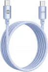 Forever Vibe laidas USB-C – USB-C 1,0 m 60W dangaus žydra