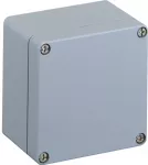 SPELSBERG Montageboks AL 1212-8, Aliuminio 122x120x80 mm gr&aring; RAL7001 IP 66