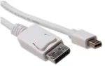 ACT Mini DisplayPort į DisplayPort baltas 1 m