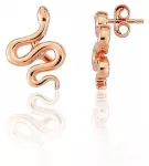 Diamond Sky Jewelry Auksiniai auskarai-vinukai &bdquo;Gyvatė II&ldquo;