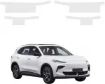 GrizzGlass Bespalvė techninė danga HeavyDuty Clear slenksčiams MG S5 EV (2025-2026) [4w1] (GRZ20907)