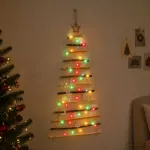 Kabantis Kalėdų medis 120 cm 50 LED Įvairių spalvų