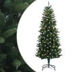 Dirbtinė Sulankstoma Kalėdų Eglutė 240 cm 300 LED &Scaron;ilta balta
