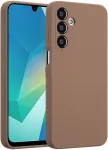 Accezz skysto silikono dėklas, skirtas Samsung Galaxy A16 &ndash; &scaron;viesiai rudas