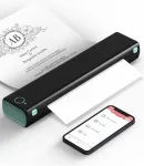 Phomemo M08F ne&scaron;iojamasis A4 terminis spausdintuvas su Bluetooth ir USB