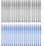 BIC ROUND STIC CLASSIC TU&Scaron;KINIŲ RINKINYS 40 Vnt. - 20X JUODA + 20X MĖLYNA