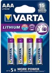 Varta Profesionali ličio baterija AAA/R03 1100mAh, 4 vnt.