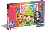 Dėlionė &bdquo;Rainbow High Butterfly&ldquo;, 104 vnt., puiki dėlionė, Clementoni