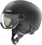 Kask narciarski UVEX Wanted Visor pro V juodas matt