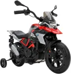 Vaiki&scaron;kas elektrinis motociklas BMW G310 GS su ličio jonų akumuliatoriumi, raudonos ir juodos spalvos, 102 &times; 62 &times; 73 cm