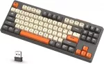 ATTACK SHARK belaidė žaidimų klaviatūra M87 TKL, Bluetooth, 2,4 GHz, RGB, 87 klavi&scaron;ai