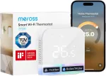 meross i&scaron;manusis Wi-Fi termostatas grindiniam &scaron;ildymui ir boileriui MTS215B