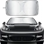 Apsauga nuo saulės ant automobilio stiklo 150x70 cm Uv apsauga sulankstoma žema temp