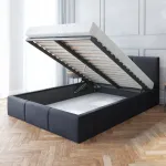 Lova 140x200 apmu&scaron;ta, su pakeliamu rėmu Amber
