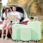 Kelioninis 3 dalių M-l-xl bagažo komplektas 20+24+28 colių Abs+pc 360&deg; ratukai Tsa spyna