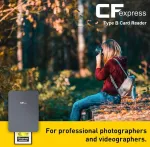 Cfexpress kortelių skaitytuvas, 10gbps Usb 3.2 Gen 2, Type B