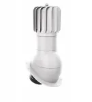 Ventiliacinis kaminėlis Krono Plast Rotoline 150 mm - pailgas - &scaron;viesiai pilkas