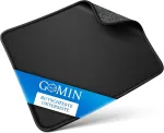 Mini pelės kilimėlis - 230 x 180 mm žaidimų pelės kilimėlis - be trukdančio logotipo ir apsiūtais kra&scaron;tais - neslystantis ir atsparus vandeniui - pagerina greitį ir tikslumą pc, biurui, ne&scaron;iojamam kompiuteriui, kompiuteriui, juodas Gomin
