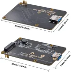 Adapteris M.2 Nvme Ssd Raspberry Pi 4