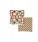 Dp Craft Dpcraft dvipusis popierius dovanų pakavimui &Scaron;ventės 30,5x30,5cm Christmas Time