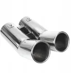 St Parts dvigubas chromuotas nerūdijančio plieno i&scaron;metimo antgalis inox 36-60mm