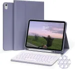 Klaviatūra Jksml klaviatūros dėklas Ipad 11" 2025 ir 10.9" 2022, 7 spalvų ap&scaron;vietimas