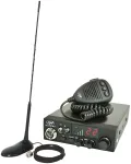 PNI ESCORT CB 8024 ASQ 12 / 24V CB radijo stotelė + PNI Extra 45 magnetinė antena