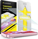 Flexischutz&reg; apsauginis stiklas, skirtas Google Pixel 9 Pro Xl, ekrano apsauga, stiklinė ekrano apsauga su prakti&scaron;ka montavimo priemone, ekrano apsauga, stiklo plėvelė su &scaron;ablonu [pakuotė