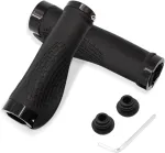Dviračio vairo rankenos, dviračio rankenos su comfort grip technologija, neslystančios universalios dviračių ir mtb rankenos, skirtos kalnų dviračiams, plento dviračio vairo rankenos (skersmuo 23 mm)