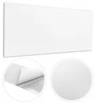 Art3D Lipnus baltas sienų panelis 60x30 Matinis baltos sienų plytelės Balta Dw10