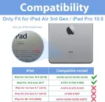 Procase apsauginis stiklas, skirtas Ipad Air 10.5 Inch (3rd Gen) 2019 / Ipad Pro 10.5 Inch 2017, apsauginė ekrano plėvelė, skaidri