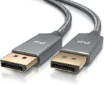 Csl - 4k displayport kabelis 1 m - displayport į displayport - dp 1.2-4k 60hz ir 2k 144hz - pralaidumas iki 21.6 gbit/s - jungiamasis kabelis - monitoriaus vaizdo plok&scaron;tei pc ne&scaron;iojamam kompiuteriui projektoriui
