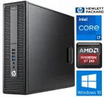 Hewlett Packard (HP) HP 600 G2 SFF i7-6700 16GB 256SSD+256GB HDD R7 240 2GB DVD WIN10Pro (ST93887) (Atnaujinta)