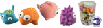 Croci Spa Sealife Mix lateksiniai žaislai 5-6cm jūros gyvūnai 2vnt