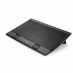 Deepcool | Ne&scaron;iojamas kompiuteris au&scaron;intuvas Wind Pal FS, plonas, ne&scaron;iojamas, didelio na&scaron;umo, du 140 mm ventiliatoriai, 2 xUSB Hub, up tp 17" | 382x262x46mm mm | 922g g