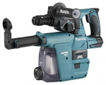 Makita DHR243ZJW Akumuliatorinis perforatorius, 18 V, SDS-PLUS, 2,0J LED, VACUUM, Be akumuliatorių ir kroviklio!