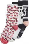 Adidas Kojinės Vaikams YA GR Scks 3PP Baltas Juodas Raudona EI6181