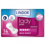 įklotai nakčiai Lindor Lady Pad Maxi Night 6 la&scaron;ai
