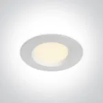 7W LED įleidžiamas &scaron;viestuvas, baltas, 3000-4000K-6000K, 10107UV/W/V