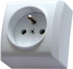Ospel GN.1-KR.Z/U N/T IP20 Baltas BIS
