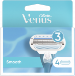 Gillette Venus Smooth Skustuvo Keičiamos Galvutės, 4 vnt