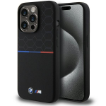 BMW M Silikoninis Pattern MagSafe Apple iPhone 15 Pro - dėklas telefonui juodos spalvos