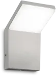 Sieninis &scaron;viestuvas Ideal Lux 8,5W LED sieninis fasado &scaron;viestuvas STYLE, pilkas, 4000K, IP54, 322643