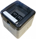 Hermeti&scaron;kas lizdas, sandarus 2 x RJ45 IP66, montuojamas ant pavir&scaron;iaus (be komplektacijos) ALANTEC