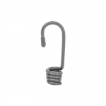 Plieninis kablys Bradas BUNGEE CORD HOOK, 10 vnt., pilkas