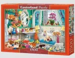 Castorland dėlionė Crazy Pet Bath 1500 det.