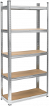 Metalinė sandėlio lentyna 150x70x30 sidabrinė Rebel
